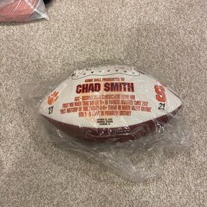 Clemson Commemorative Game Ball - Chad Smith - Clemson vs Syracuse